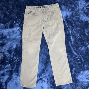 ARIAT REBAR Relaxed Straight Cargo Pants Men Gray 36x30 Workwear Durable